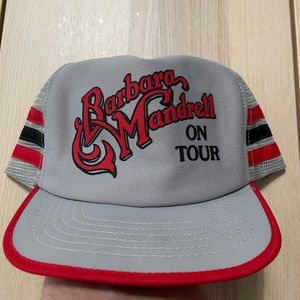 Vintage Barbara Mandrell On Tour 3 Stripe Trucker‎ Hat